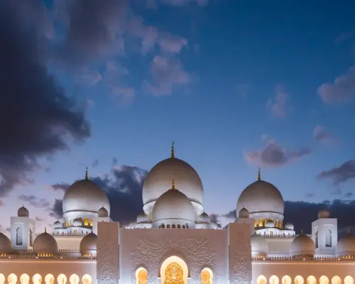 Sheikh Zayed Mosque Qasr Al Watan Palace and Etihad Towers day tour from Abu Dhabi